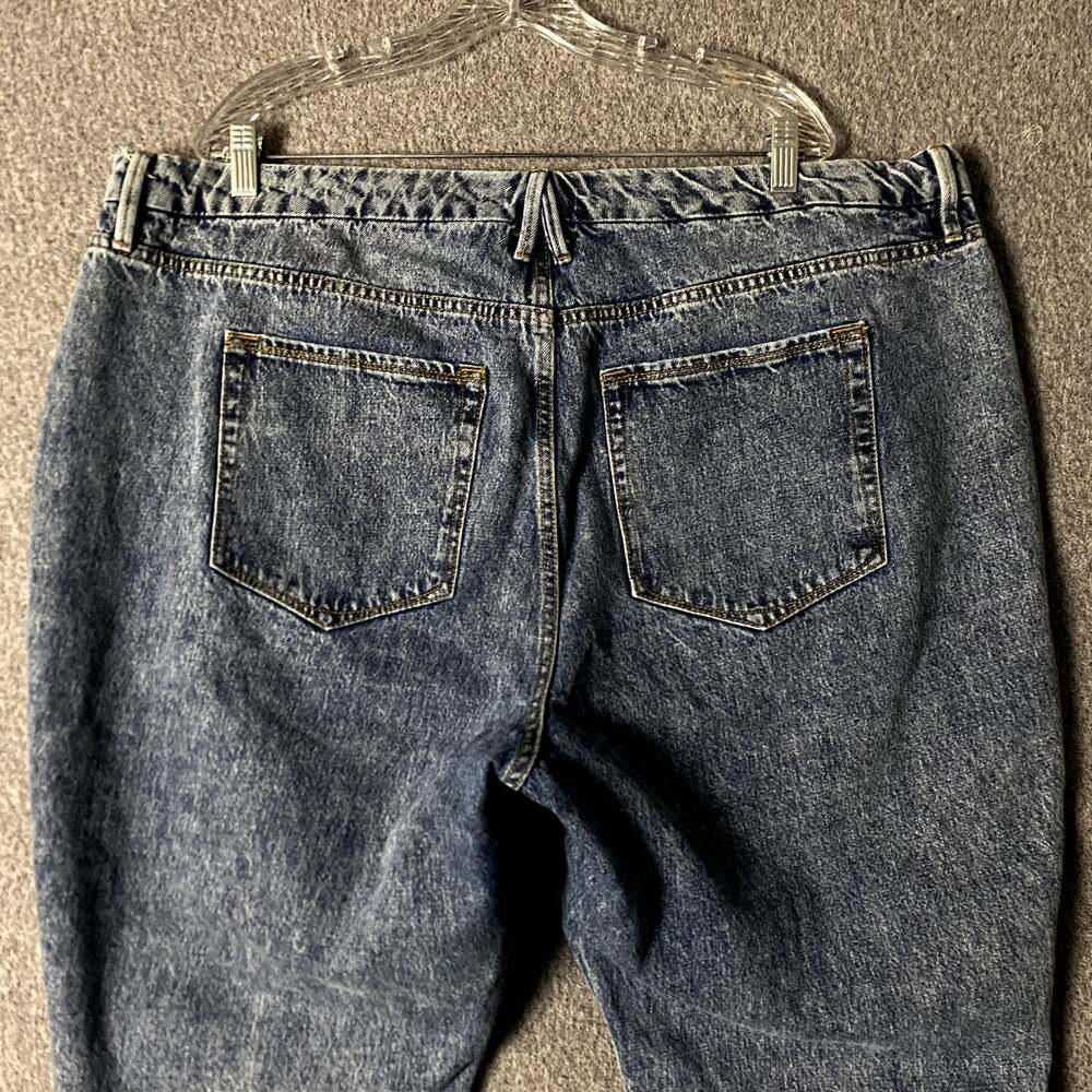 Good American Women's Plus Size 20 Distressed Good Classic High Rise Jeans - Picture 4 of 11